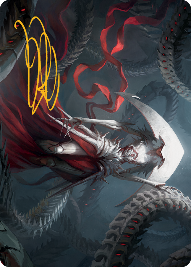 Elesh Norn Art Card (Gold-Stamped Signature) [March of the Machine Art Series] | Exor Games Truro