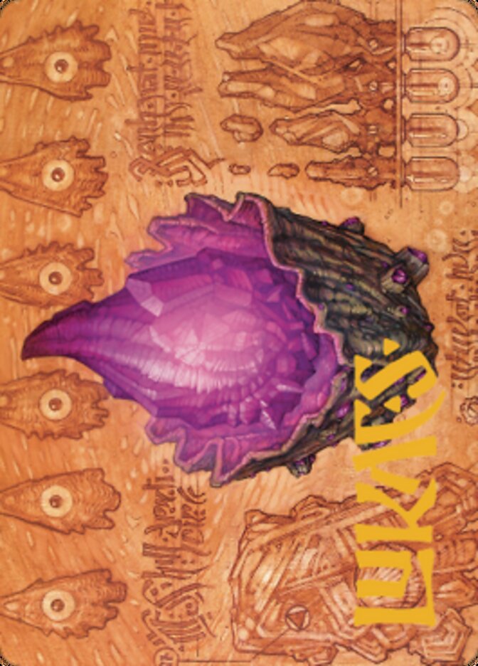 Thorn of Amethyst Art Card (Gold-Stamped Signature) [The Brothers' War Art Series] | Exor Games Truro