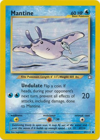 Mantine (64/111) [Neo Genesis Unlimited] | Exor Games Truro