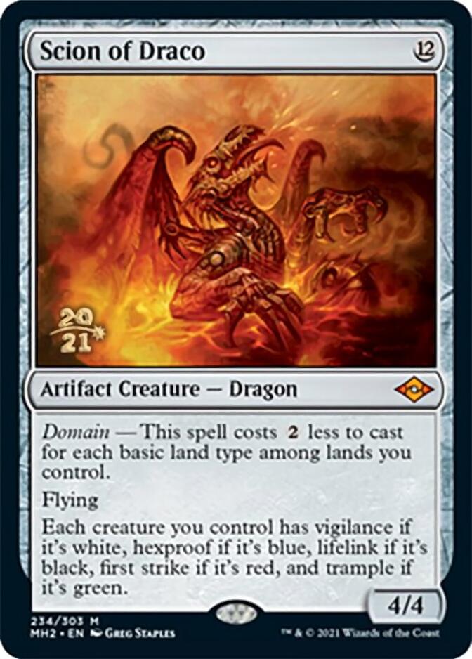 Scion of Draco [Modern Horizons 2 Prerelease Promos] | Exor Games Truro