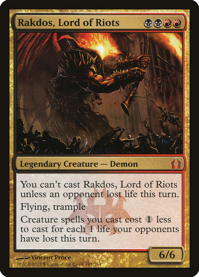 Rakdos, Lord of Riots [Return to Ravnica] | Exor Games Truro