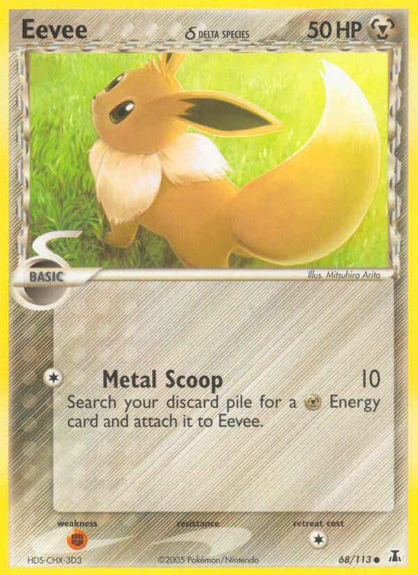 Eevee (68/113) (Delta Species) [EX: Delta Species] | Exor Games Truro