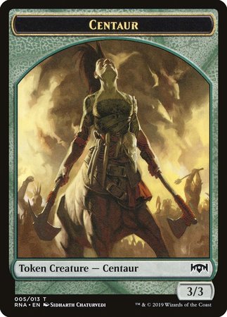 Centaur Token [Ravnica Allegiance Tokens] | Exor Games Truro