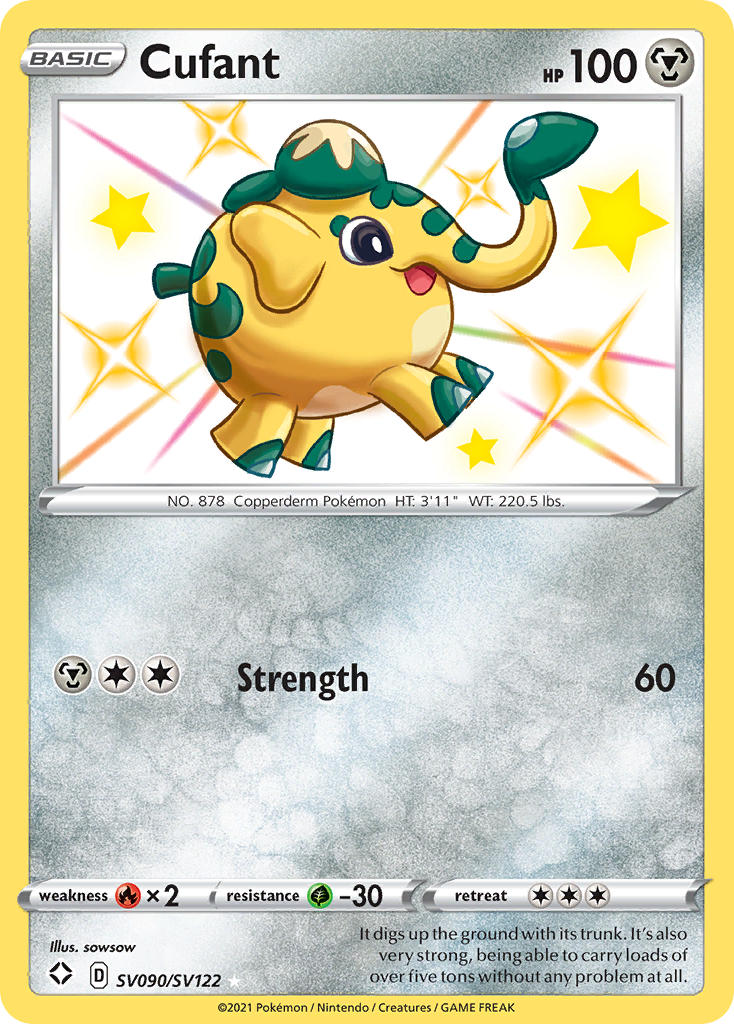 Cufant (SV090/SV122) [Sword & Shield: Shining Fates] | Exor Games Truro