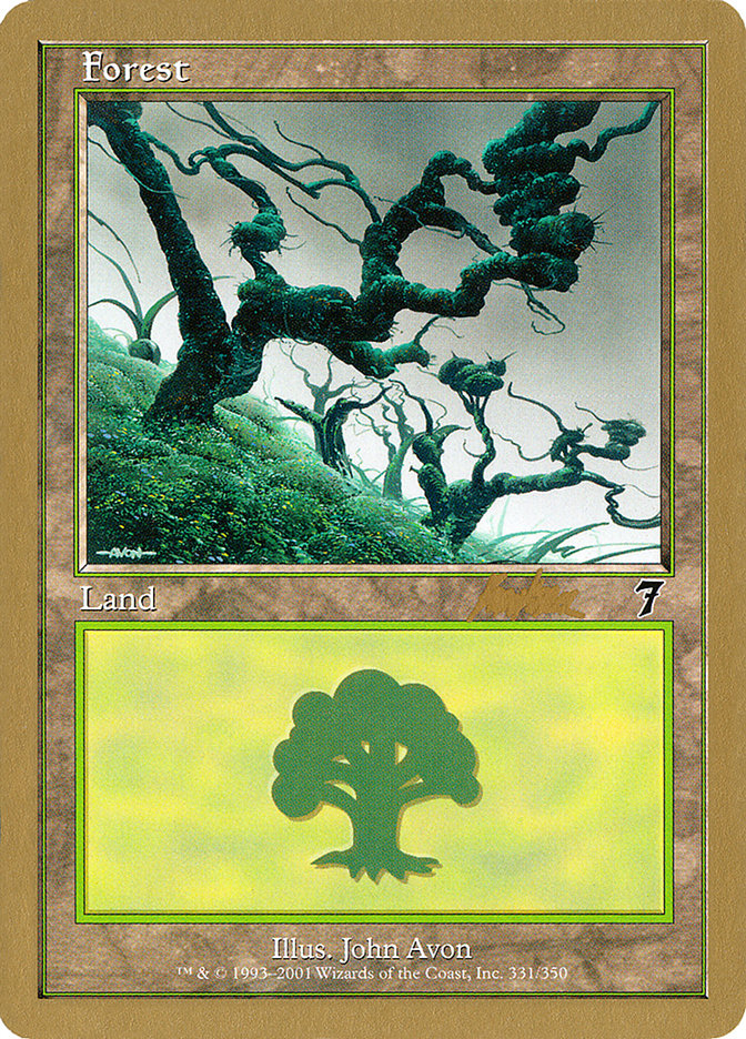 Forest (bk331) (Brian Kibler) [World Championship Decks 2002] | Exor Games Truro