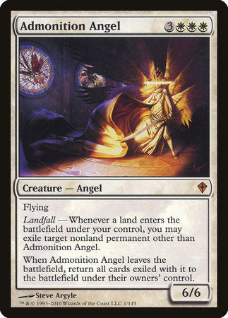 Admonition Angel [Worldwake] | Exor Games Truro