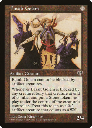 Basalt Golem [Mirage] | Exor Games Truro