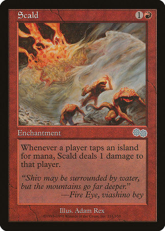 Scald [Urza's Saga] | Exor Games Truro