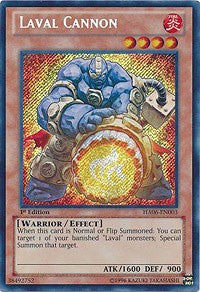 Laval Cannon [HA06-EN003] Secret Rare | Exor Games Truro