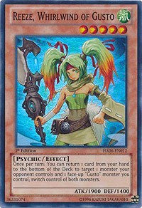 Reeze, Whirlwind of Gusto [HA06-EN012] Super Rare | Exor Games Truro