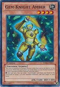 Gem-Knight Amber [HA06-EN033] Super Rare | Exor Games Truro