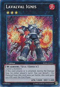 Lavalval Ignis [HA06-EN051] Secret Rare | Exor Games Truro