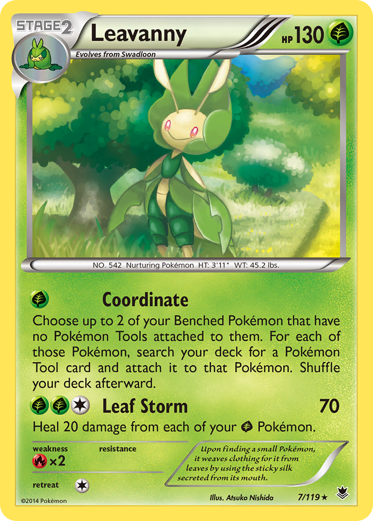 Leavanny (7/119) [XY: Phantom Forces] | Exor Games Truro