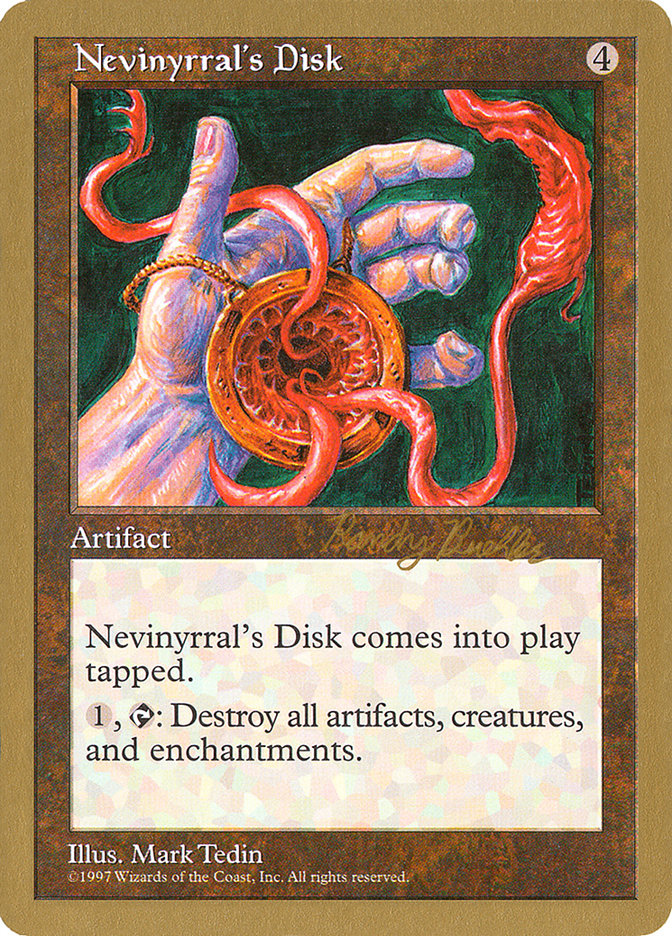 Nevinyrral's Disk (Randy Buehler) [World Championship Decks 1998] | Exor Games Truro