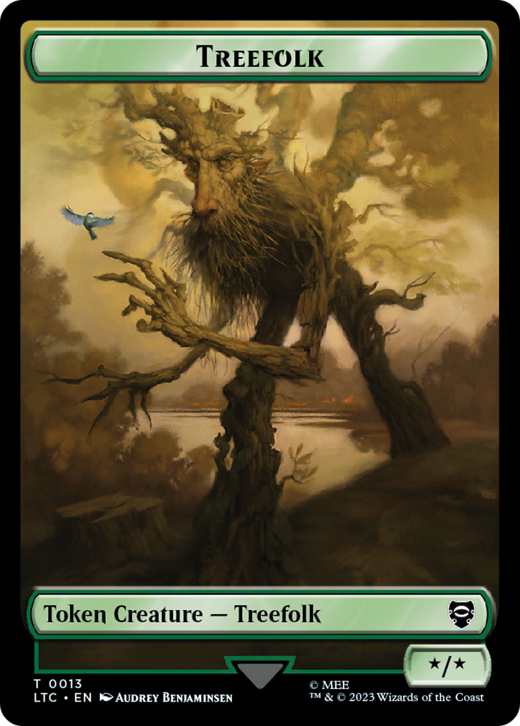 Treefolk // Food Token [The Lord of the Rings: Tales of Middle-Earth Commander Tokens] | Exor Games Truro