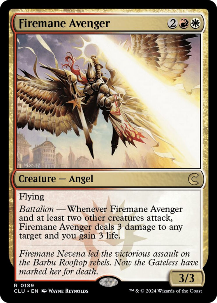 Firemane Avenger [Ravnica: Clue Edition] | Exor Games Truro