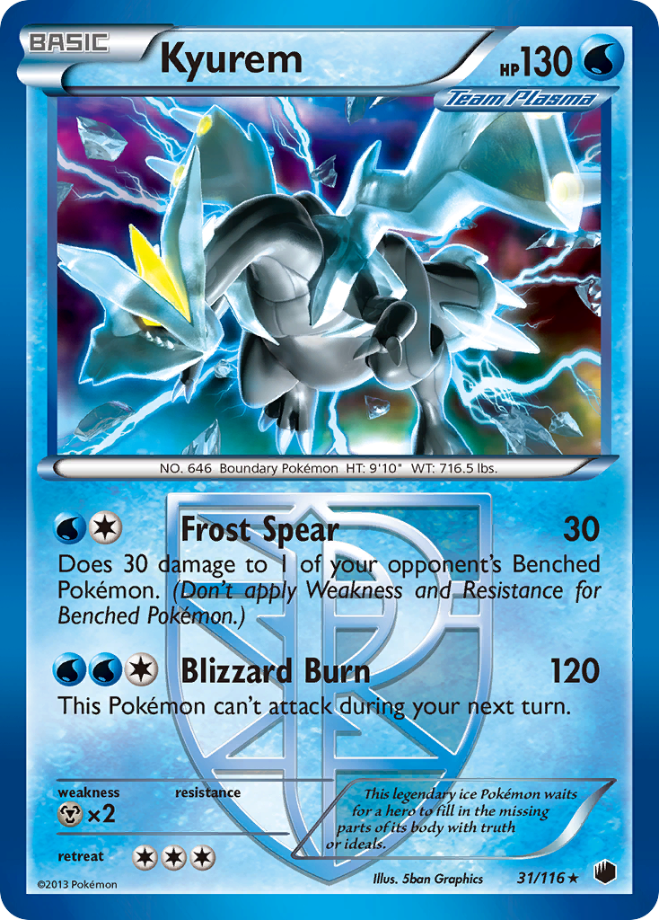 Kyurem (31/116) [Black & White: Plasma Freeze] | Exor Games Truro