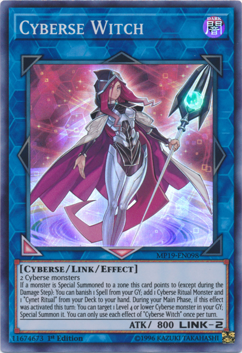 Cyberse Witch [MP19-EN098] Super Rare | Exor Games Truro