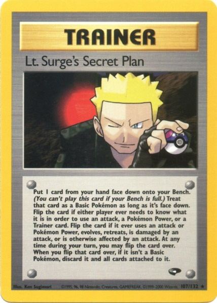 Lt. Surge's Secret Plan (107/132) [Gym Challenge Unlimited] | Exor Games Truro