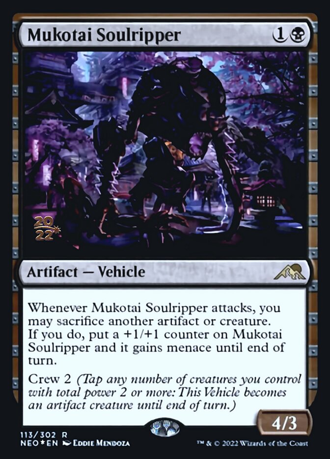 Mukotai Soulripper [Kamigawa: Neon Dynasty Prerelease Promos] | Exor Games Truro