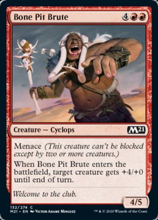 Bone Pit Brute [Core Set 2021] | Exor Games Truro