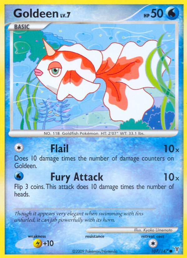 Goldeen (107/147) [Platinum: Supreme Victors] | Exor Games Truro