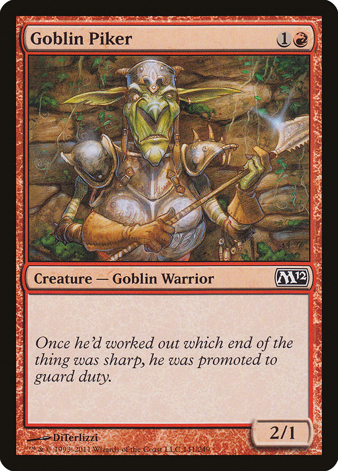 Goblin Piker [Magic 2012] | Exor Games Truro