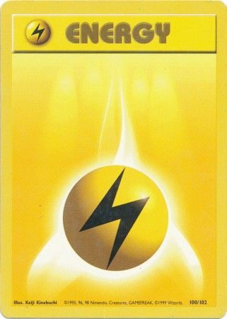 Lightning Energy (100/102) [Base Set Unlimited] | Exor Games Truro