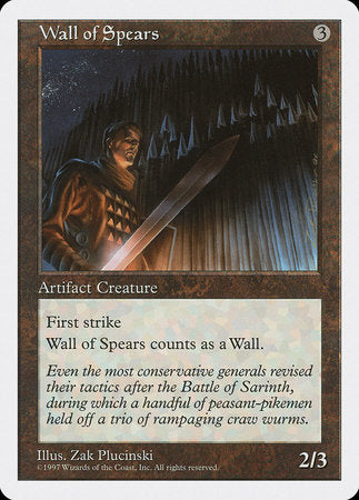 Wall of Spears [Fifth Edition] | Exor Games Truro