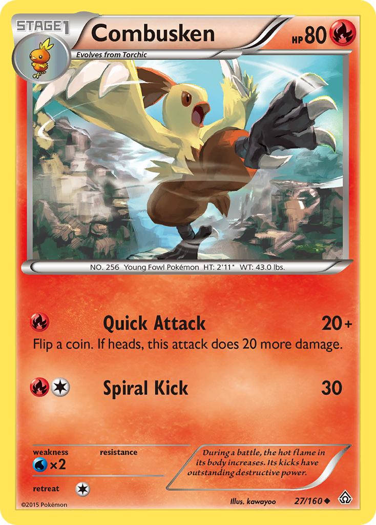 Combusken (27/160) [XY: Primal Clash] | Exor Games Truro