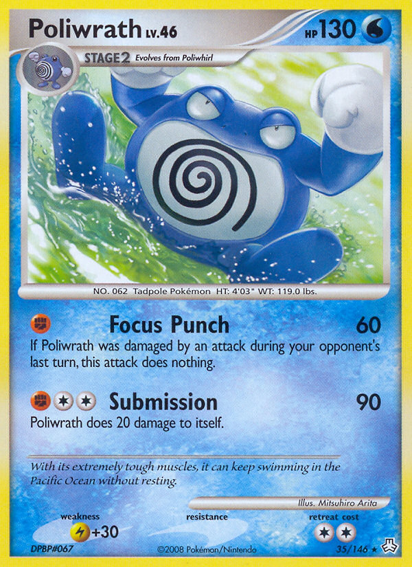 Poliwrath (35/146) [Diamond & Pearl: Legends Awakened] | Exor Games Truro