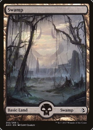 Swamp (252) - Full Art [Amonkhet] | Exor Games Truro