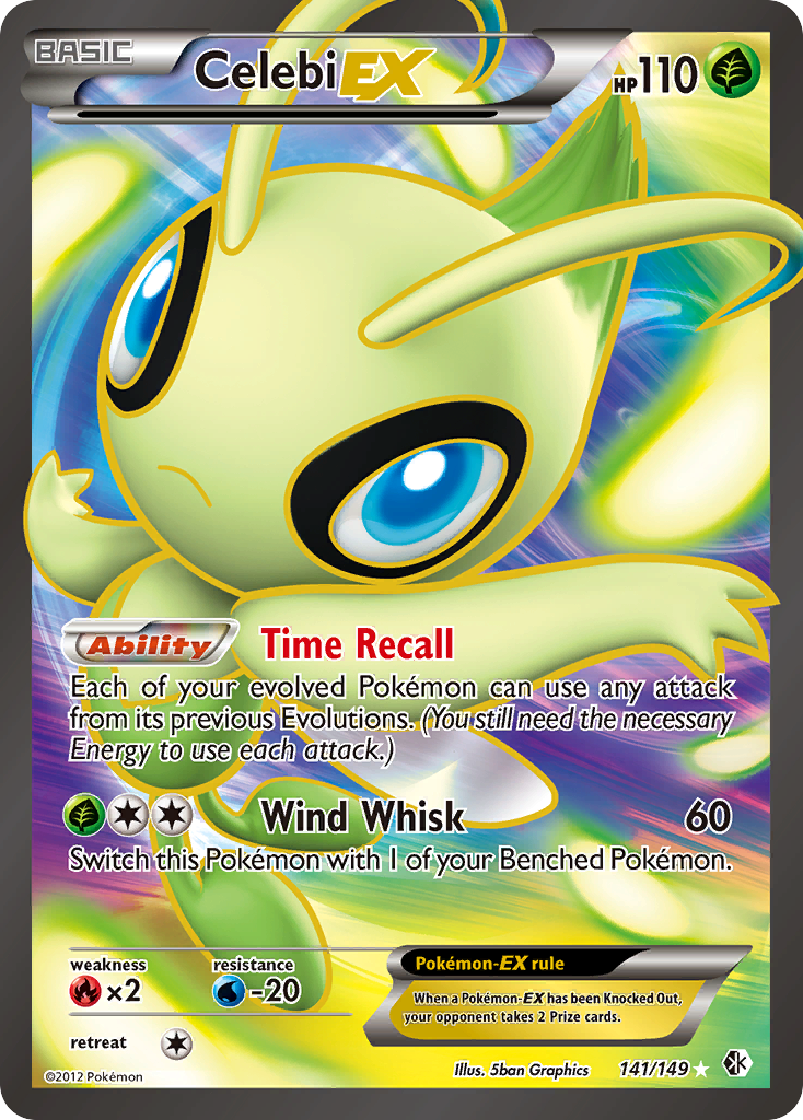 Celebi EX (141/149) [Black & White: Boundaries Crossed] | Exor Games Truro