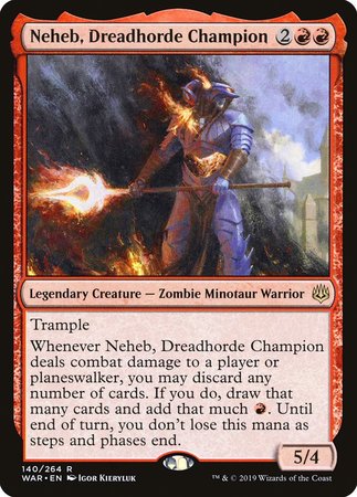 Neheb, Dreadhorde Champion [War of the Spark] | Exor Games Truro