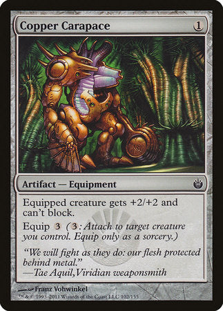 Copper Carapace [Mirrodin Besieged] | Exor Games Truro