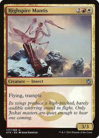 Highspire Mantis [Khans of Tarkir] | Exor Games Truro
