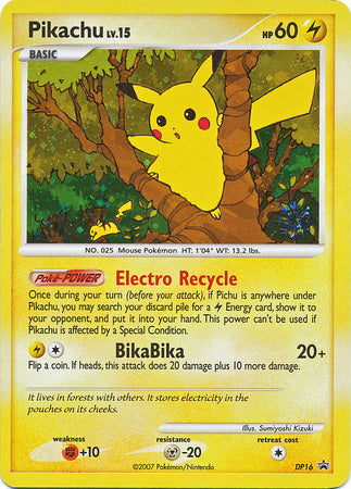 Pikachu (DP16) [Countdown Calendar Promos] | Exor Games Truro