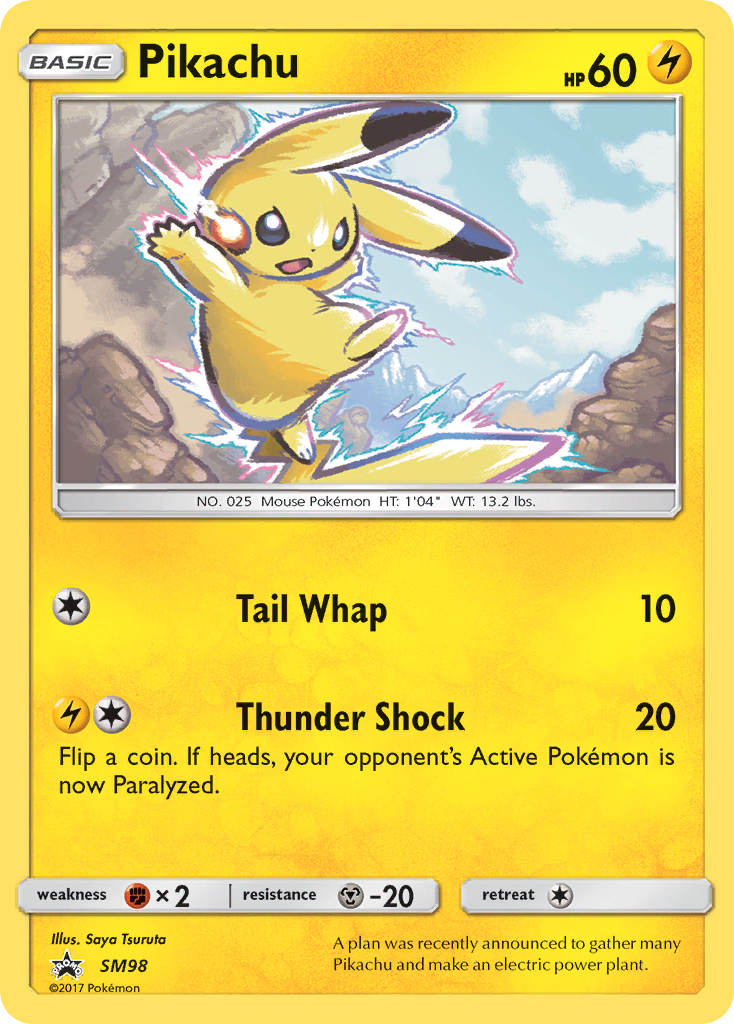 Pikachu (SM98) [Sun & Moon: Black Star Promos] | Exor Games Truro