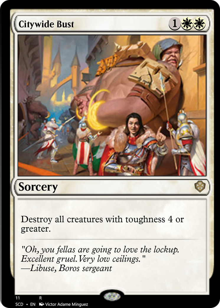 Citywide Bust [Starter Commander Decks] | Exor Games Truro