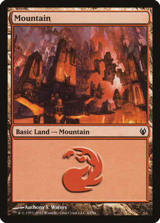 Mountain (43) [Duel Decks: Izzet vs. Golgari] | Exor Games Truro