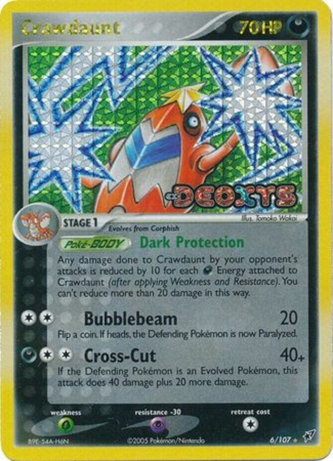 Crawdaunt (6/107) (Stamped) [EX: Deoxys] | Exor Games Truro