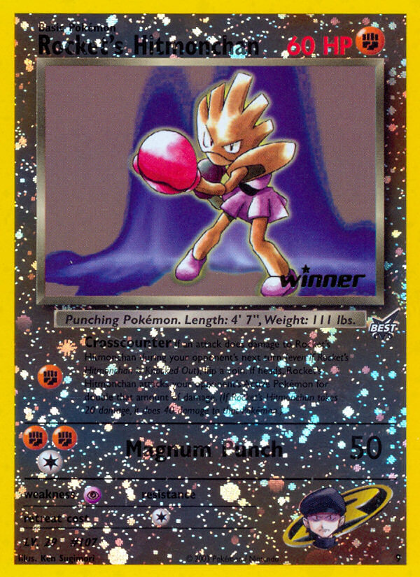 Rocket's Hitmonchan (9) (Winner) [Best of Promos] | Exor Games Truro