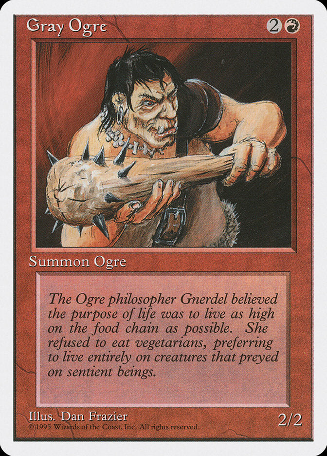 Gray Ogre [Fourth Edition] | Exor Games Truro