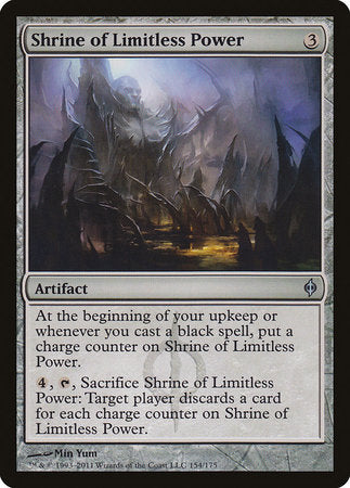 Shrine of Limitless Power [New Phyrexia] | Exor Games Truro