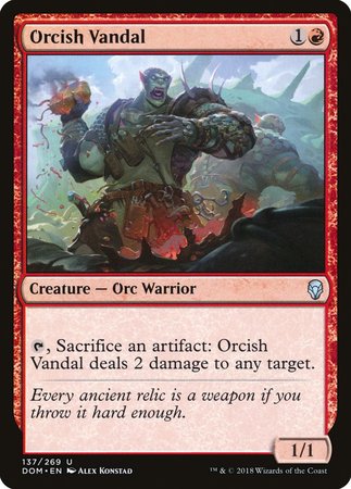 Orcish Vandal [Dominaria] | Exor Games Truro