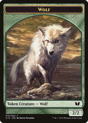 Wolf // Zombie Double-Sided Token [Commander 2015 Tokens] | Exor Games Truro