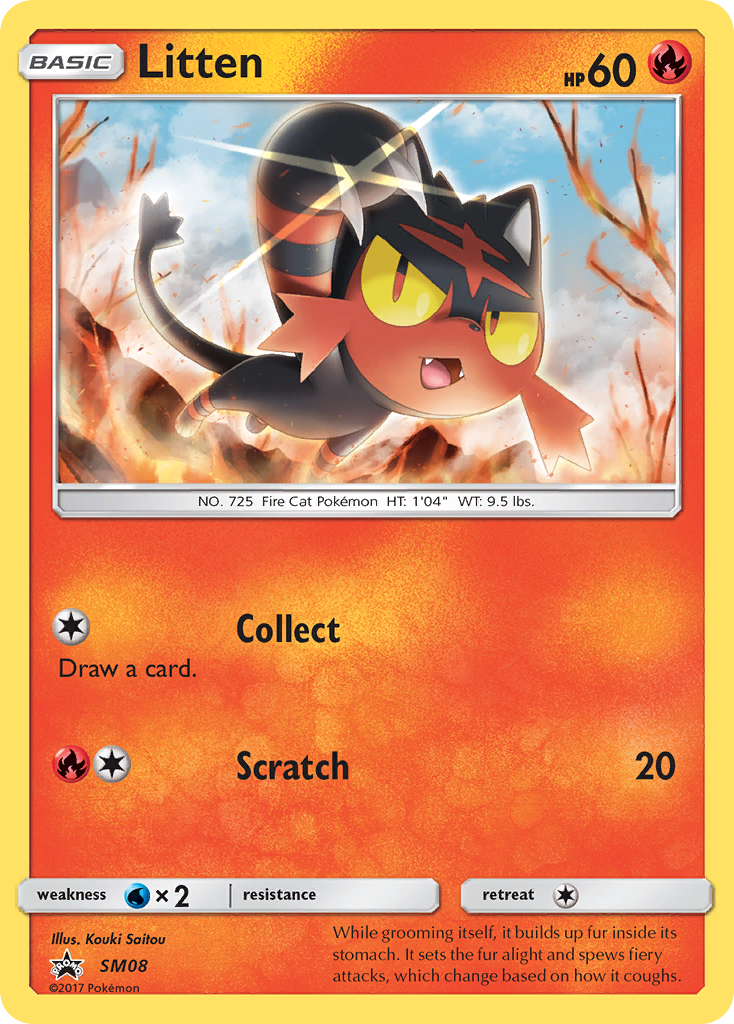 Litten (SM08) [Sun & Moon: Black Star Promos] | Exor Games Truro