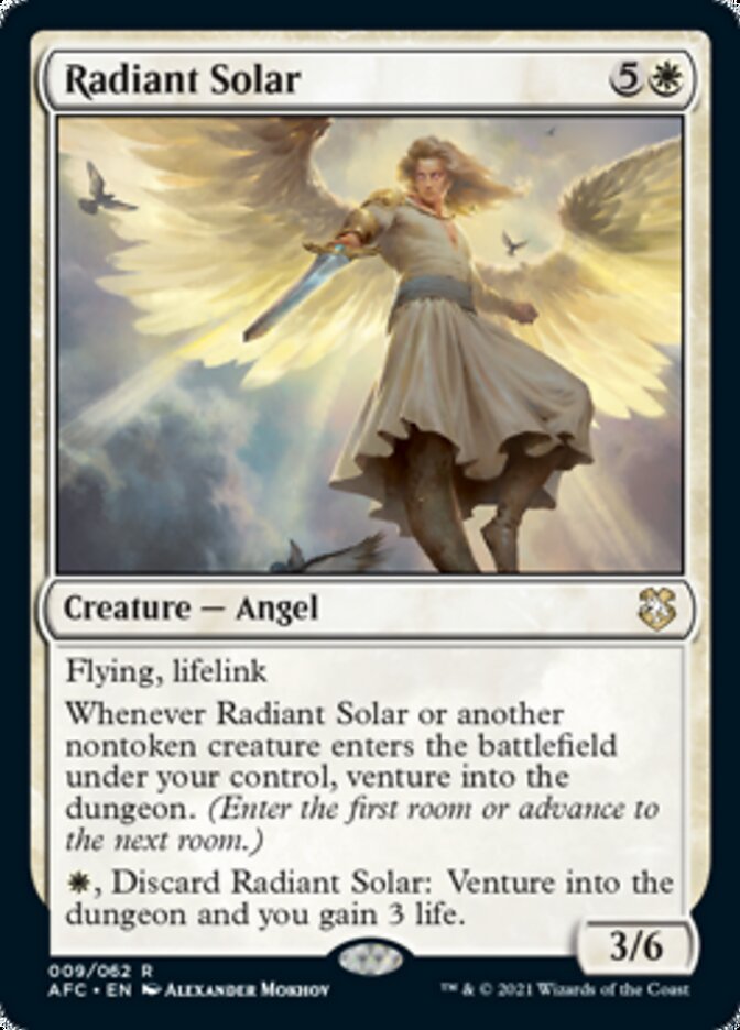 Radiant Solar [Dungeons & Dragons: Adventures in the Forgotten Realms Commander] | Exor Games Truro