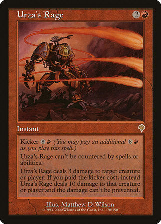 Urza's Rage [Invasion] | Exor Games Truro