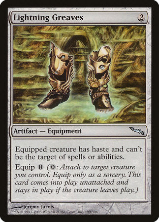 Lightning Greaves [Mirrodin] | Exor Games Truro